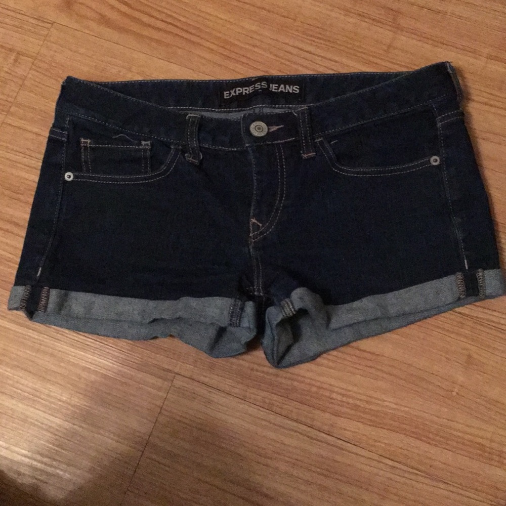 Express jeans shorts